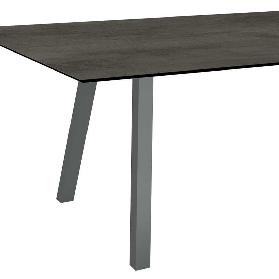 Stern Interno Gartentisch 180x100cm Aluminium Vierkantrohr/Silverstar 2.0