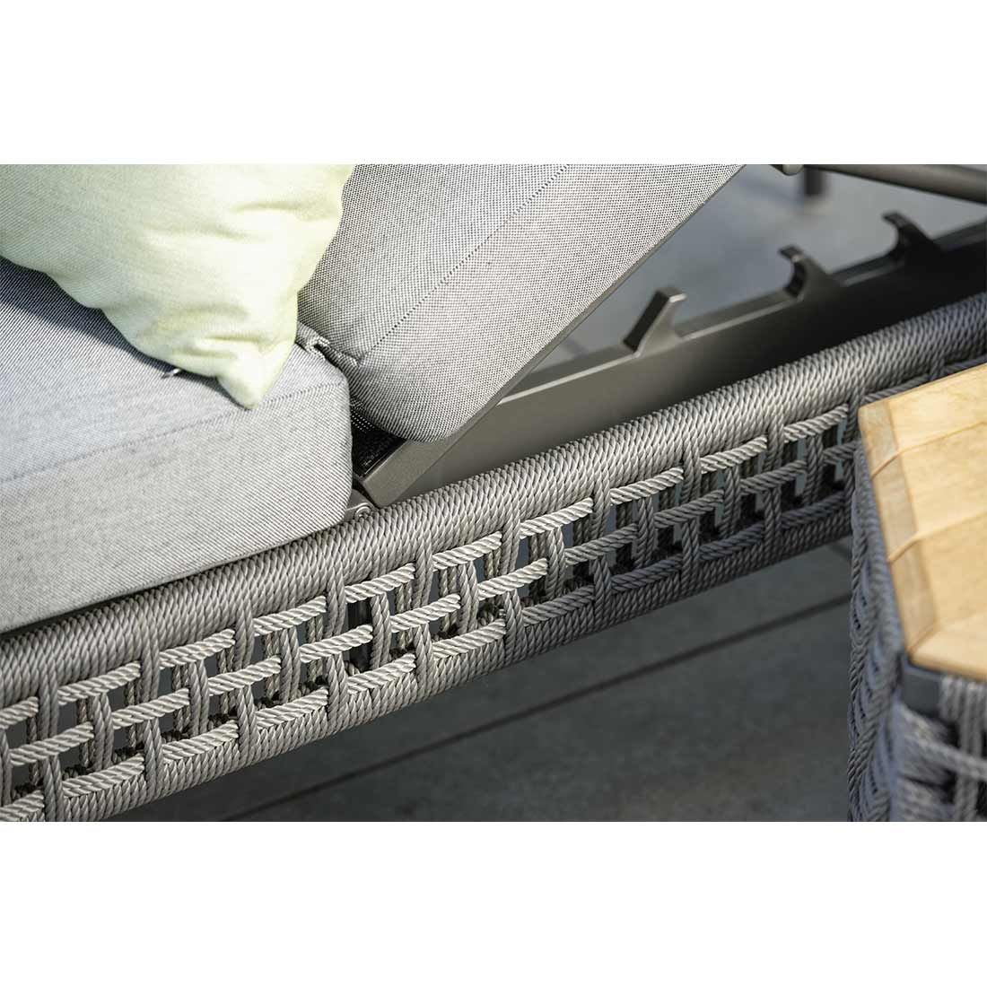 Stern Greta Gartenliege verstellbar Aluminium/Rope