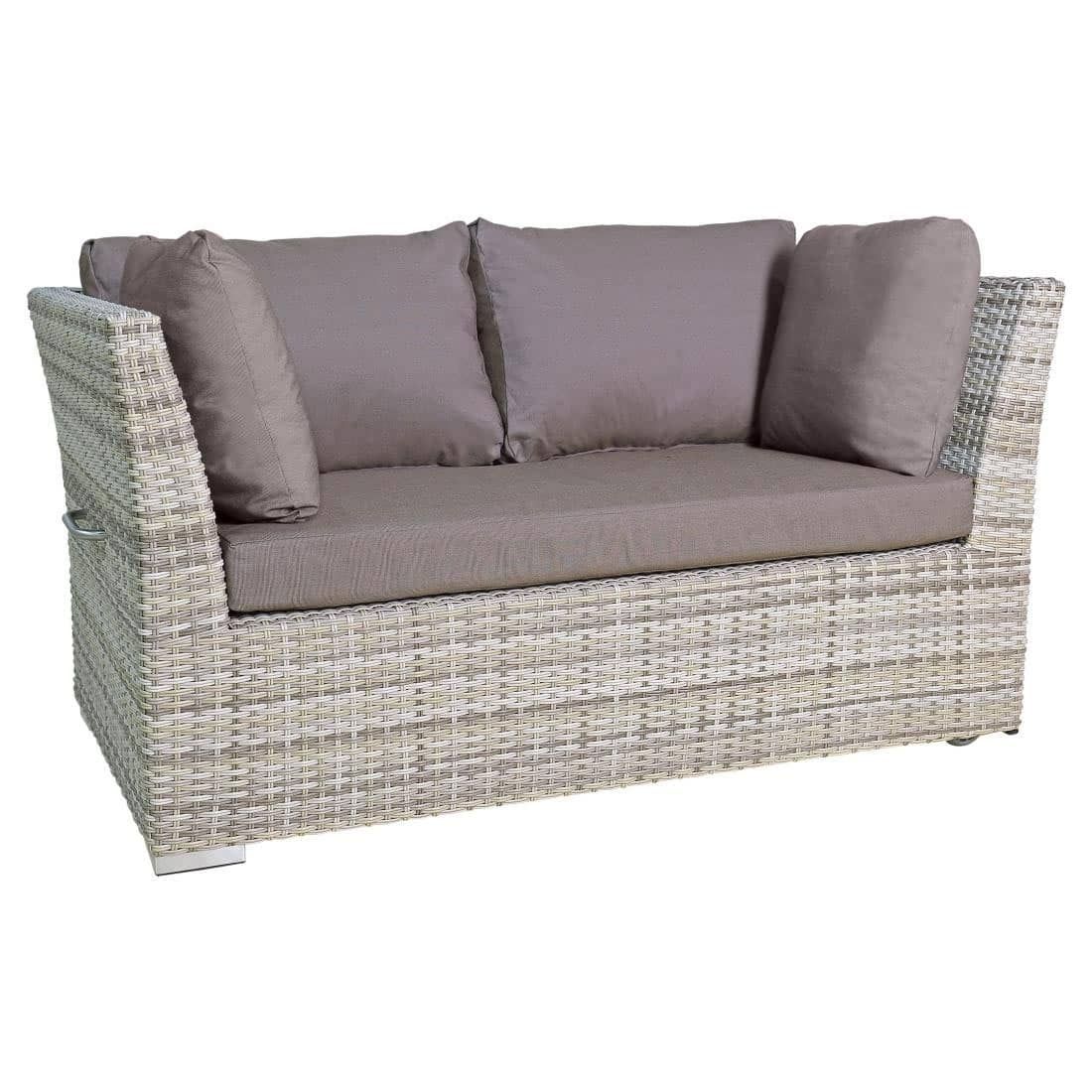 Zebra Jack Junior Gartensofa 2-tlg. Geflecht