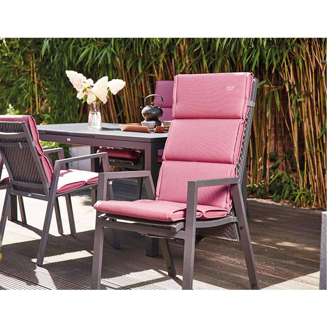 Siena Garden Stella Sesselauflage hoch 120x48x6cm Olefin