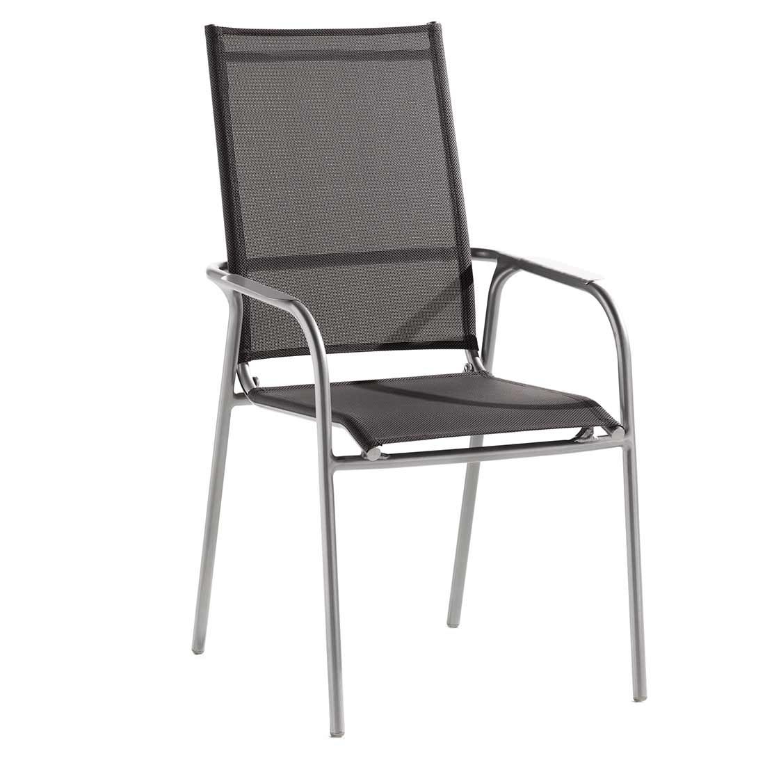 Sieger Sirio Stapelsessel Aluminium/Textilene