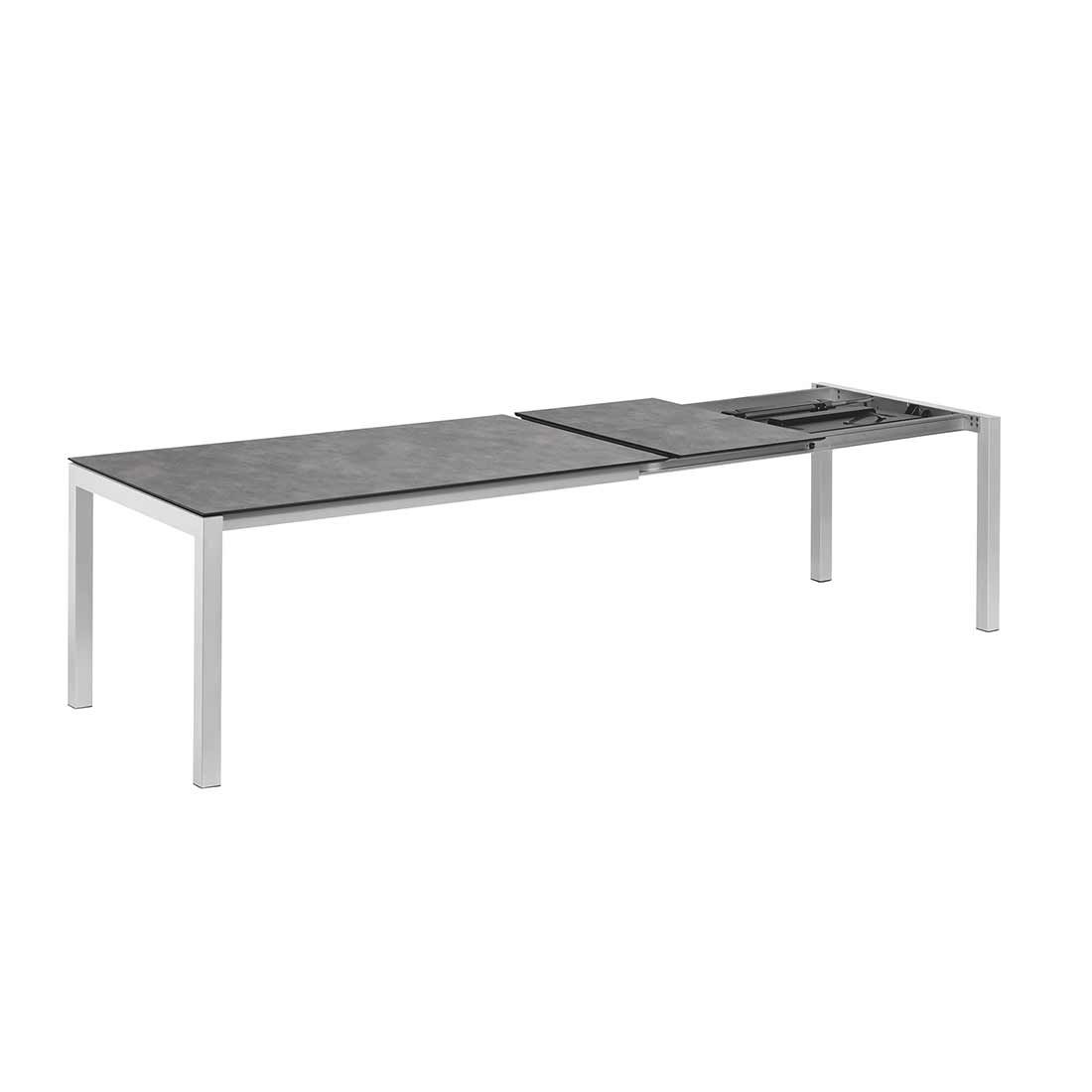 Kettler Cubic Ausziehtisch 160/220/280x95 cm Aluminium/HPL