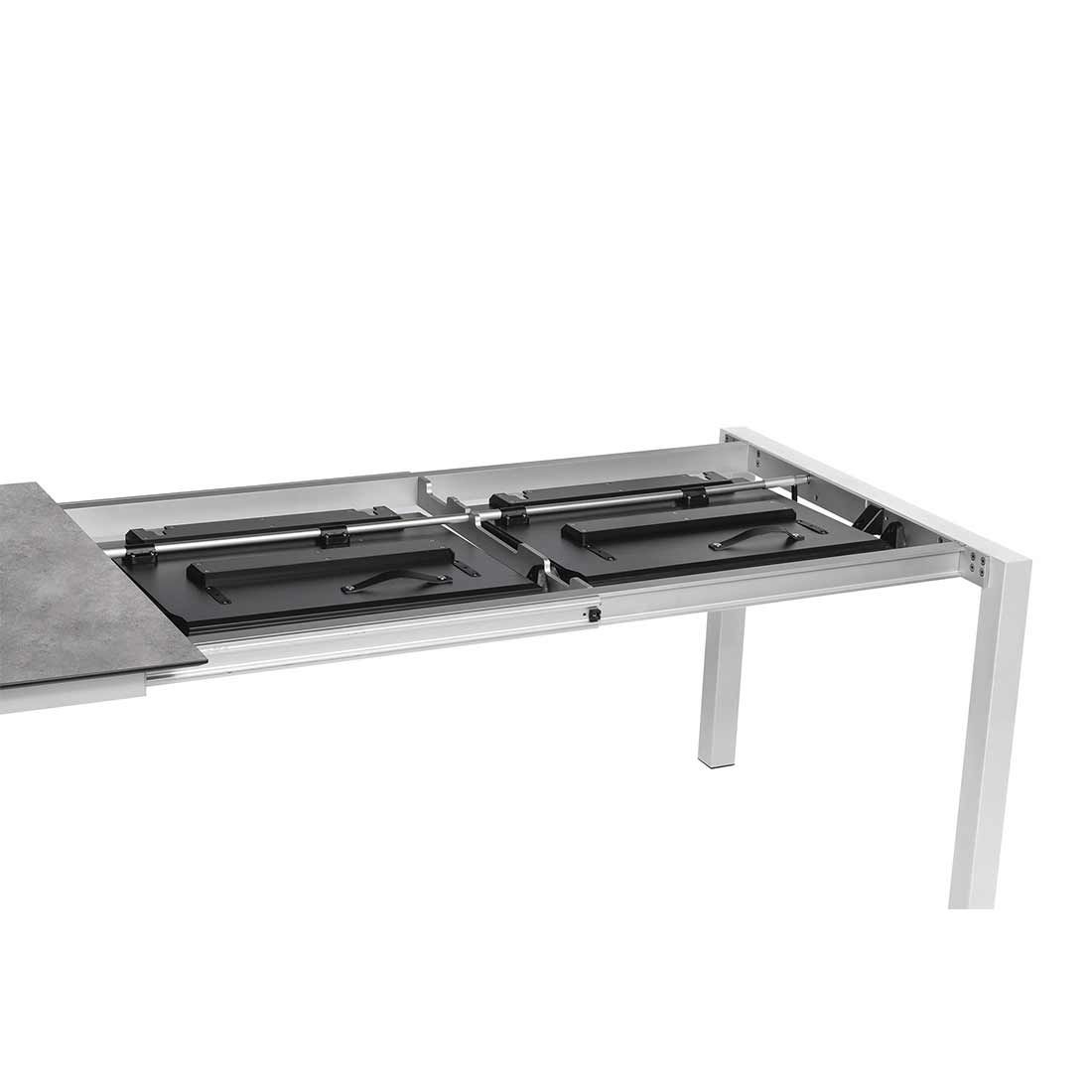 Kettler Cubic Ausziehtisch 160/220/280x95 cm Aluminium/HPL