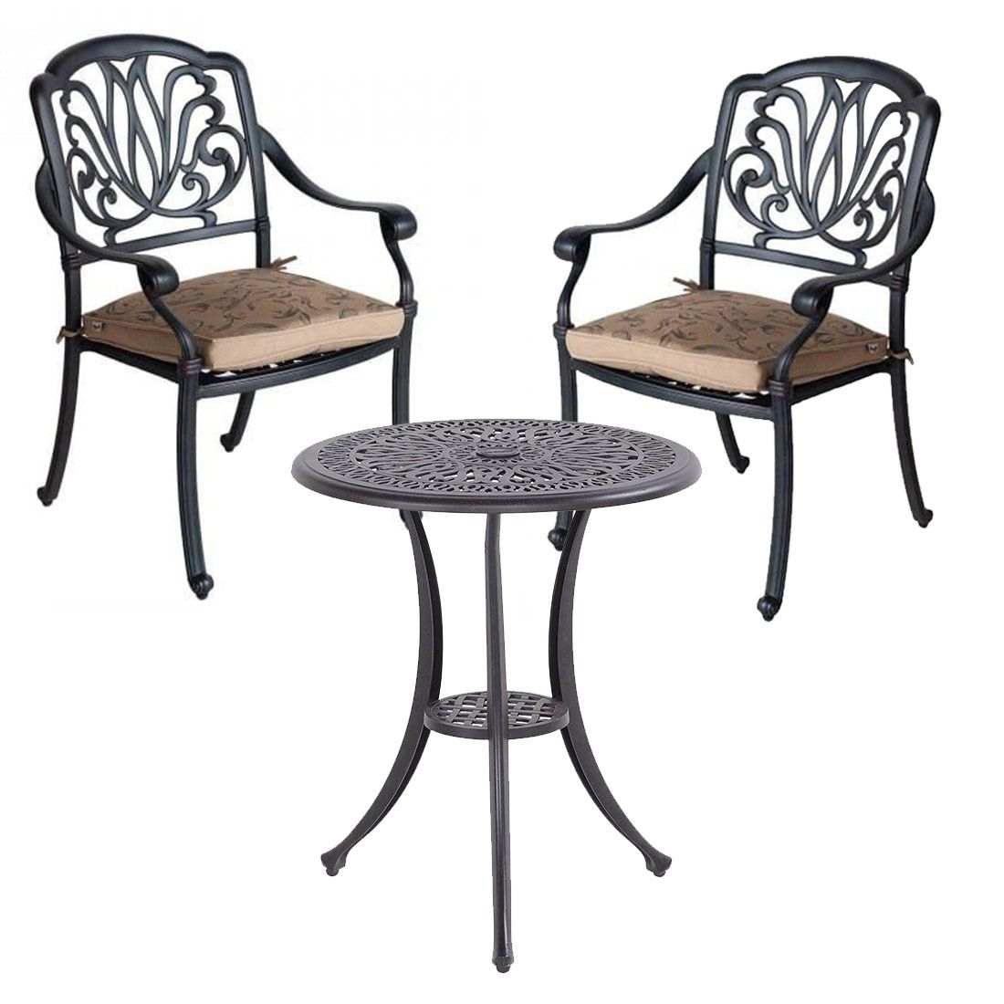 Hartman Amalfi Gartenmöbel-Set S (2 Plätze) Tisch Ø62cm