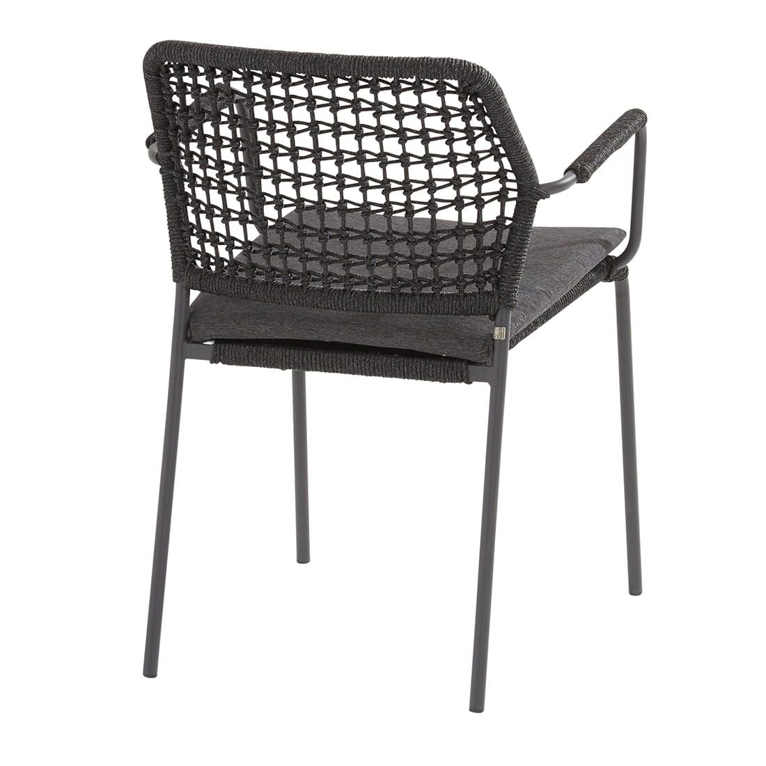 4Seasons Barista Stapelsessel Aluminium/Rope