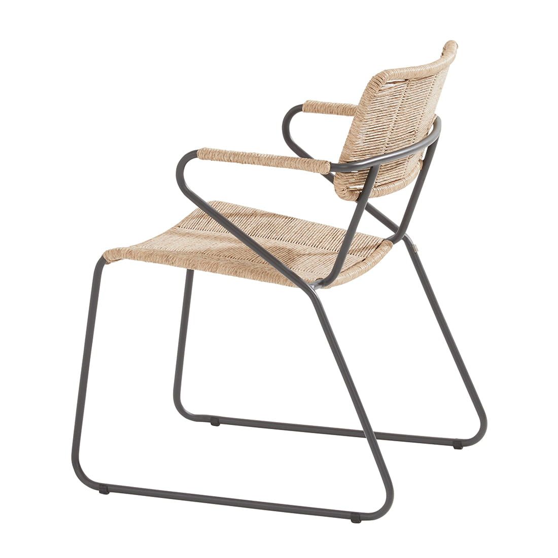 4Seasons Swing Stapelsessel 65x58x82 cm Aluminium/Rope