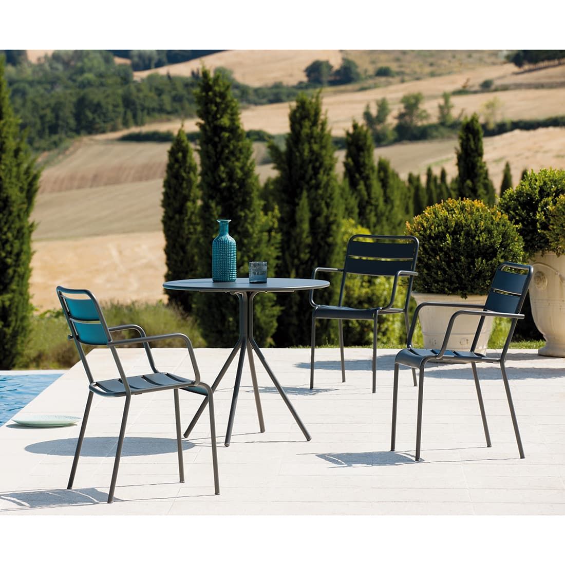 Vermobil Twist Stapelsessel Stahl