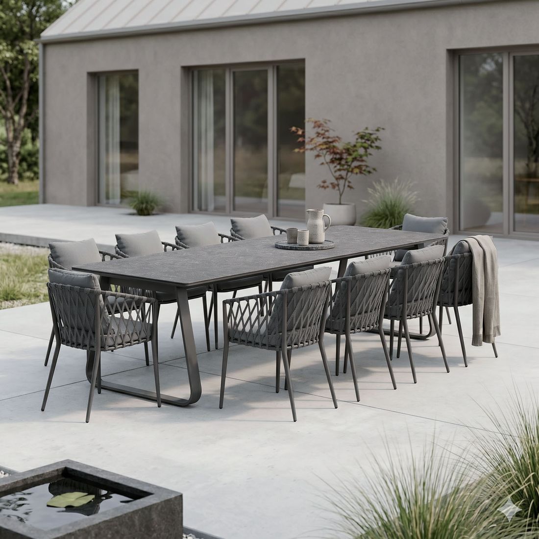 LC Garden Sunrepo Gartenmöbel-Set mit OUTLIV. Tisch