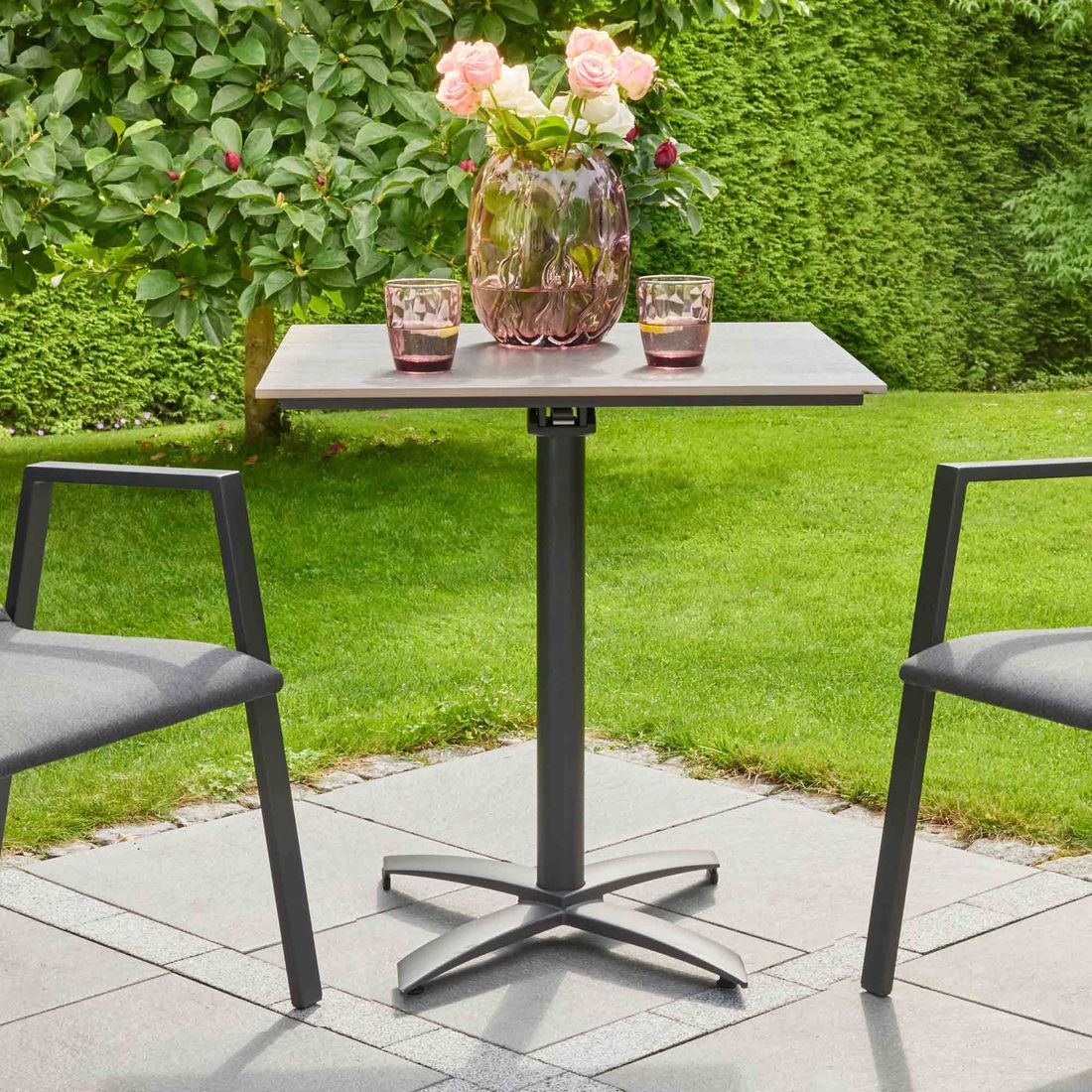 LC Garden Diwo Klapptisch Aluminium/Sinterstein