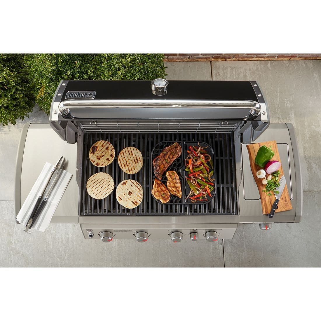 Weber 2in1 Sear Grillrost & Grillplatte emailliertes Gusseisen