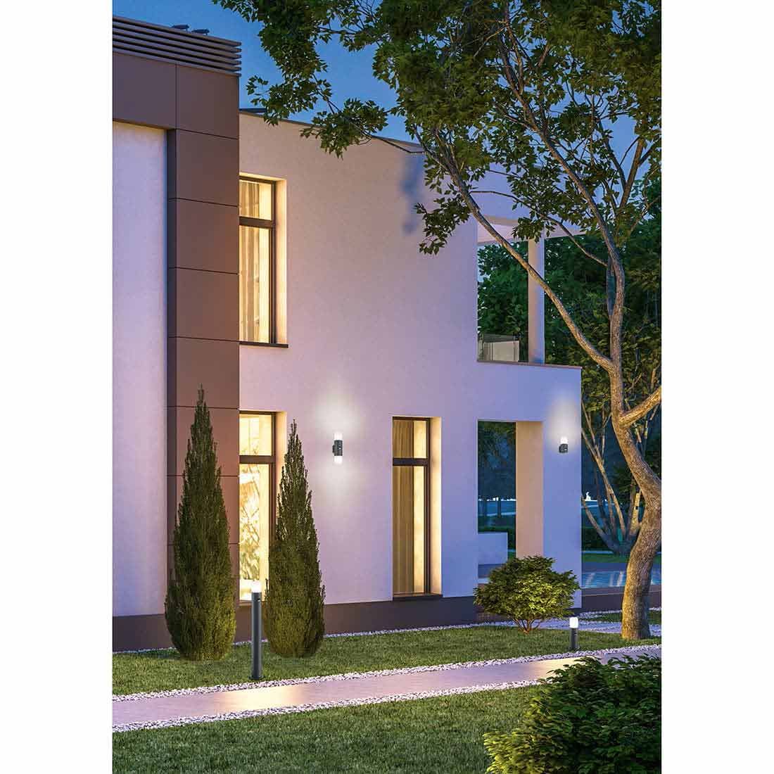Trio Leuchten Hoosic Außenwandbeleuchtung  Aluminium/Kunststoff