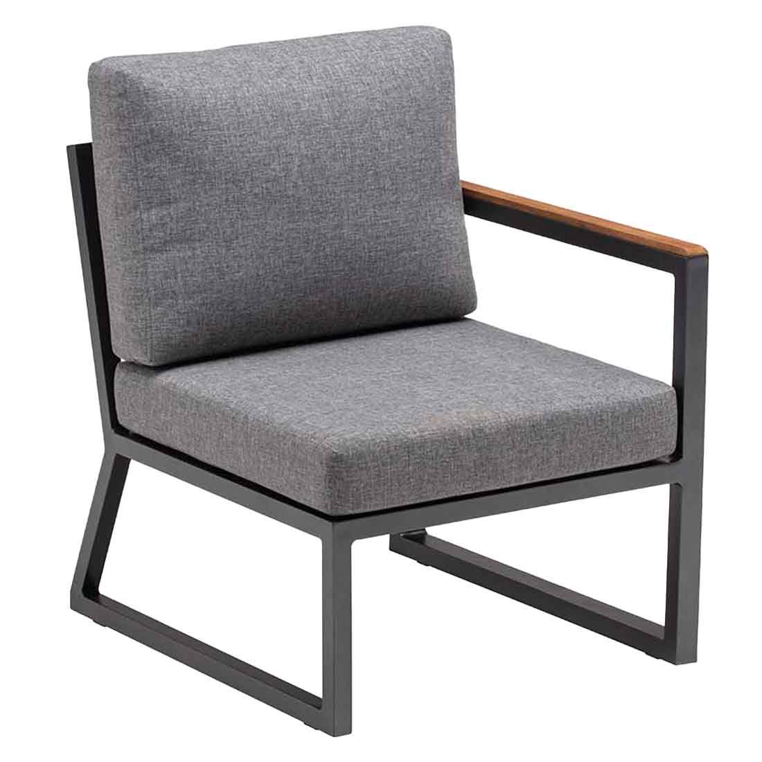 Kettler Ocean Skid City Line Gartensofa inkl. Beistelltisch Alu/Olefin