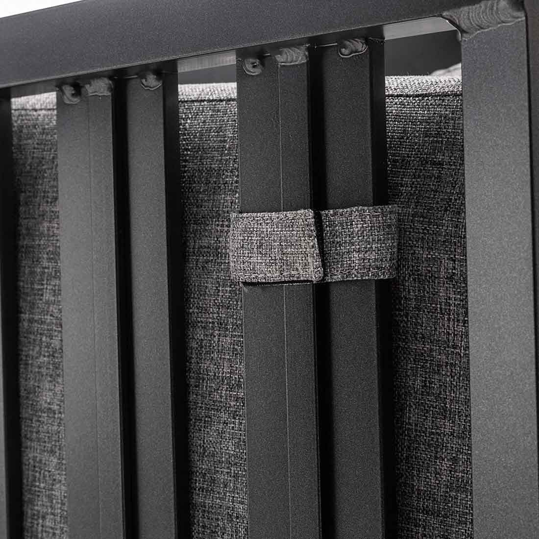 Kettler Ocean Skid City Line Gartensofa inkl. Beistelltisch Alu/Olefin