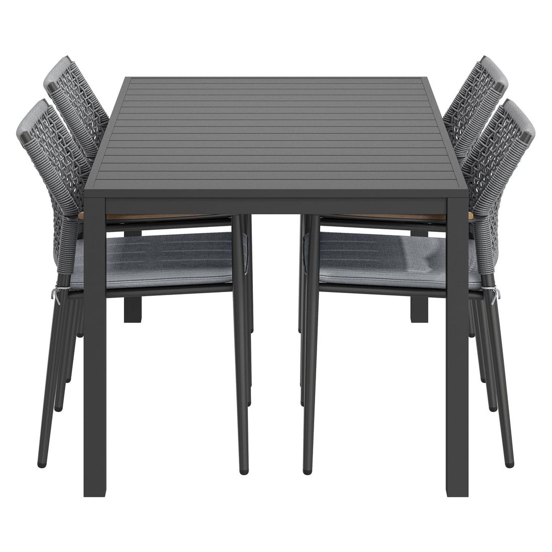 OUTLIV. Aruba Gartenmöbel-Set M (4 Plätze) Tisch 155x90cm
