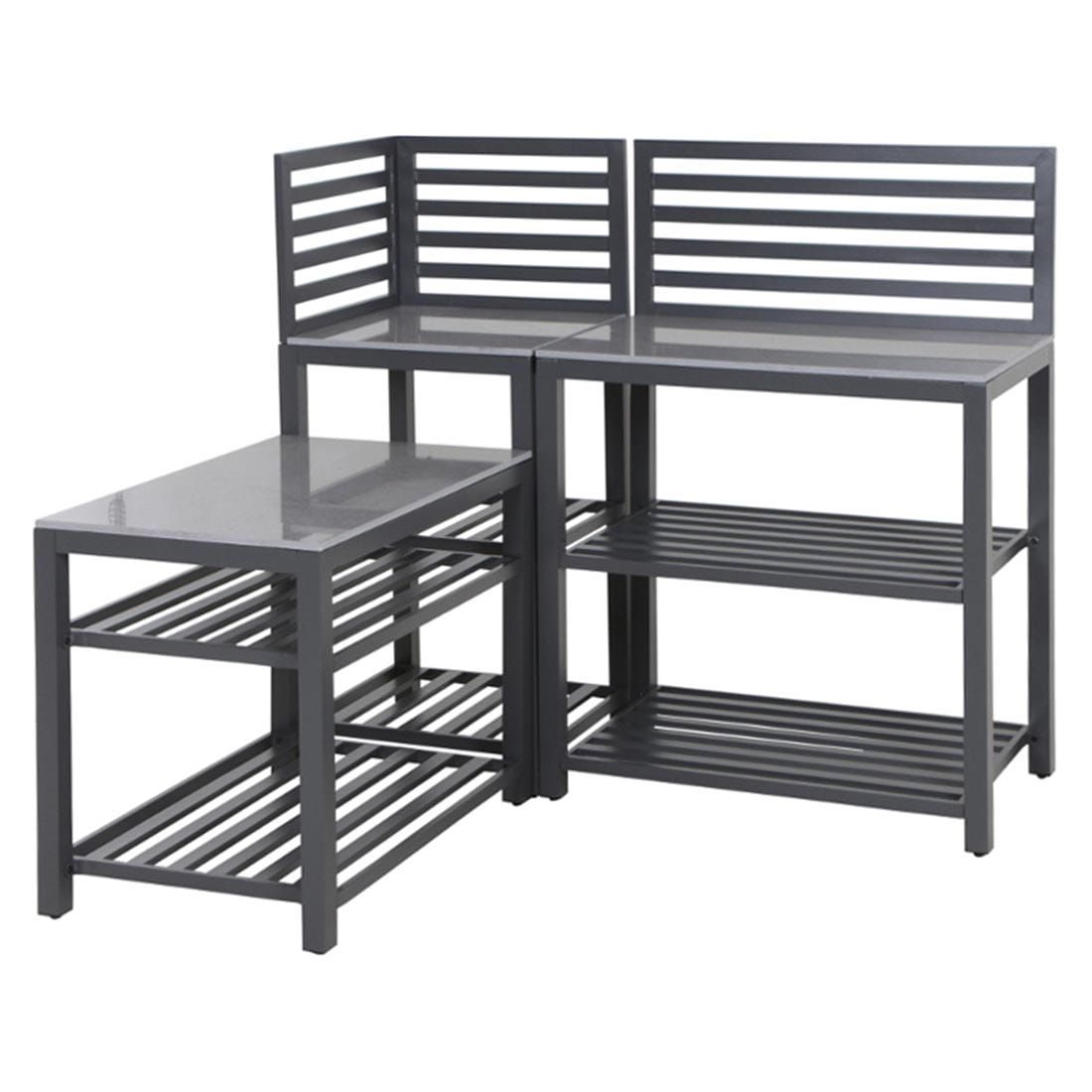 Siena Garden Texas Outdoorküche 3-tlg Aluminium