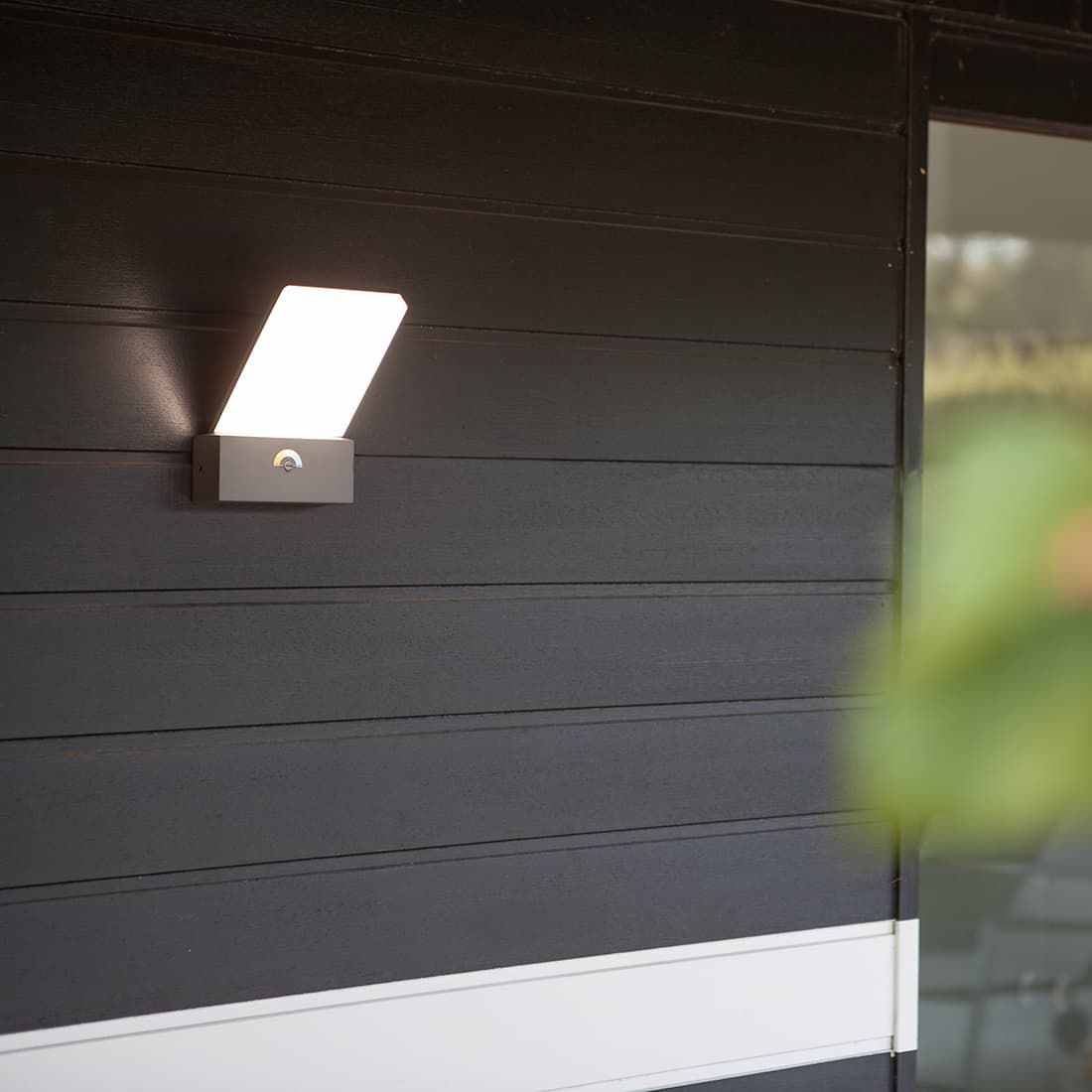 LUTEC Pano LED-Außenwandbeleuchtung Gussaluminium