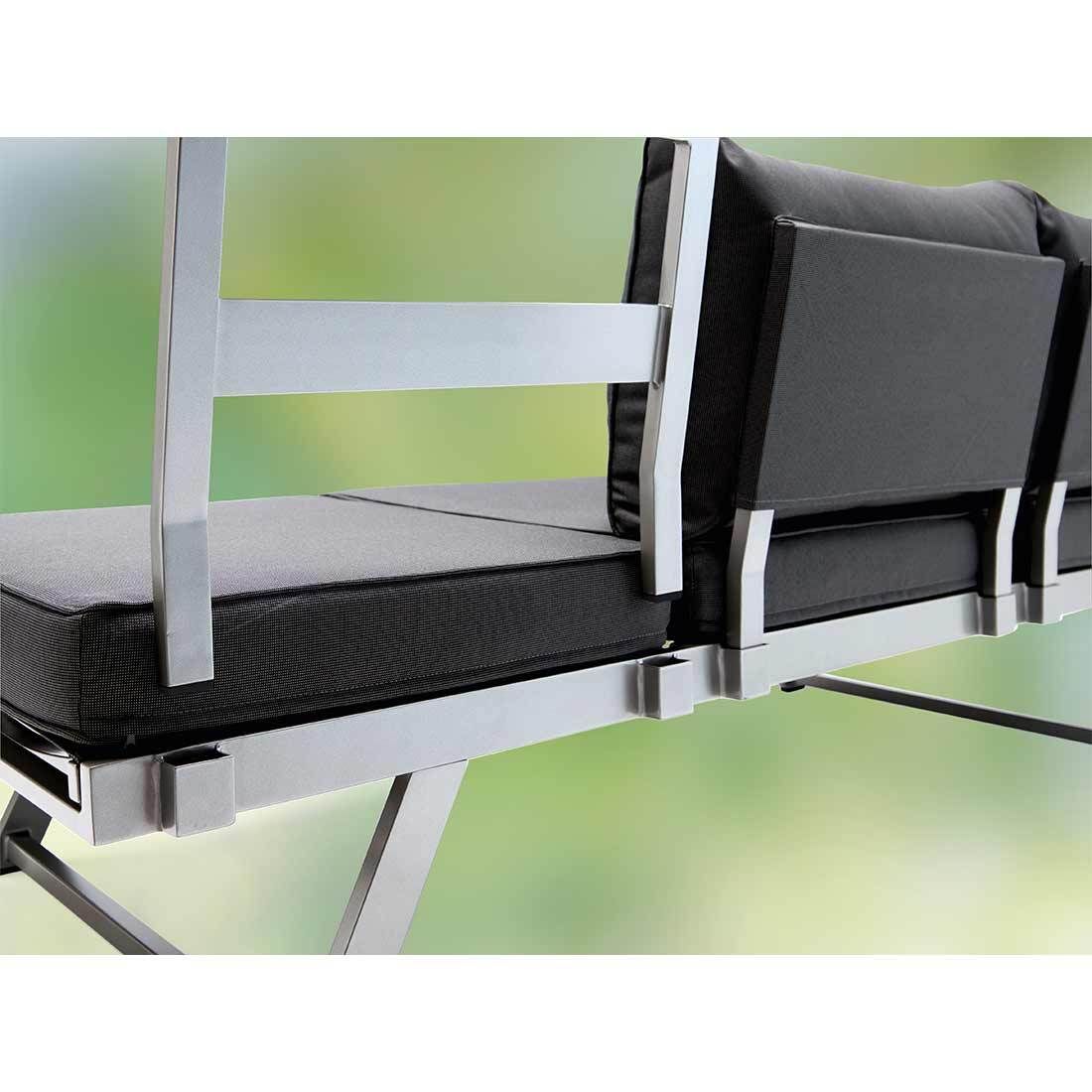 Sieger Auckland Diningsofa Aluminium/Sunproof