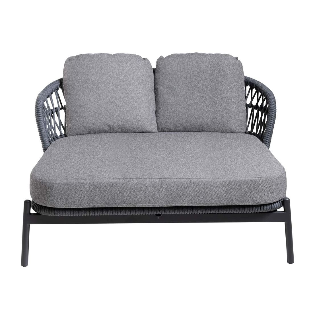 Interliving 7013 Doppelliege Aluminium/Rope/Olefin