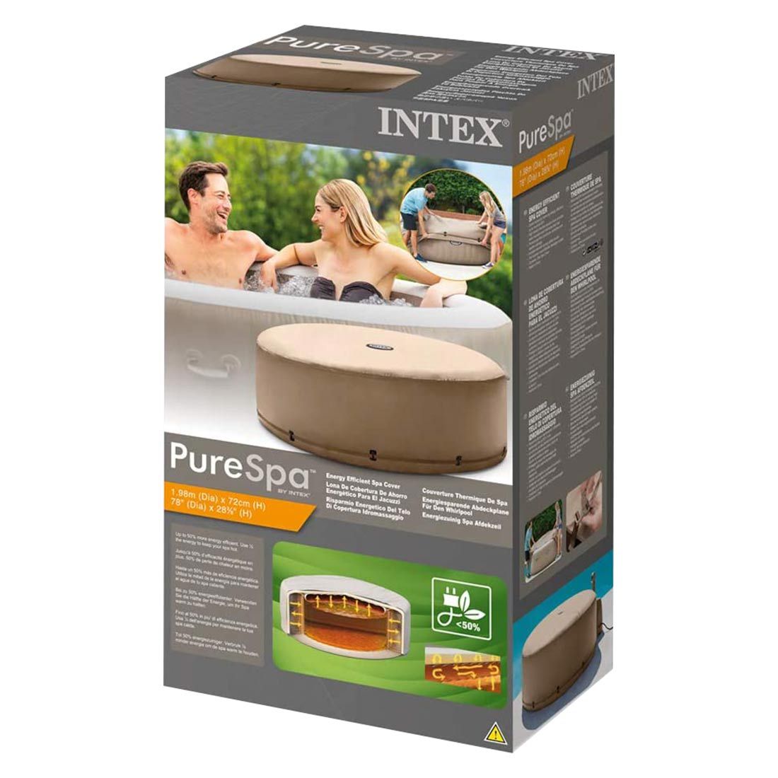 Intex Energiesparabdeckung für Whirpool Pure Spa