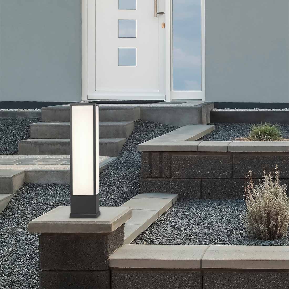 Trio Leuchten Fuerte LED Wegeleuchte 15x15x60cm Aluminium