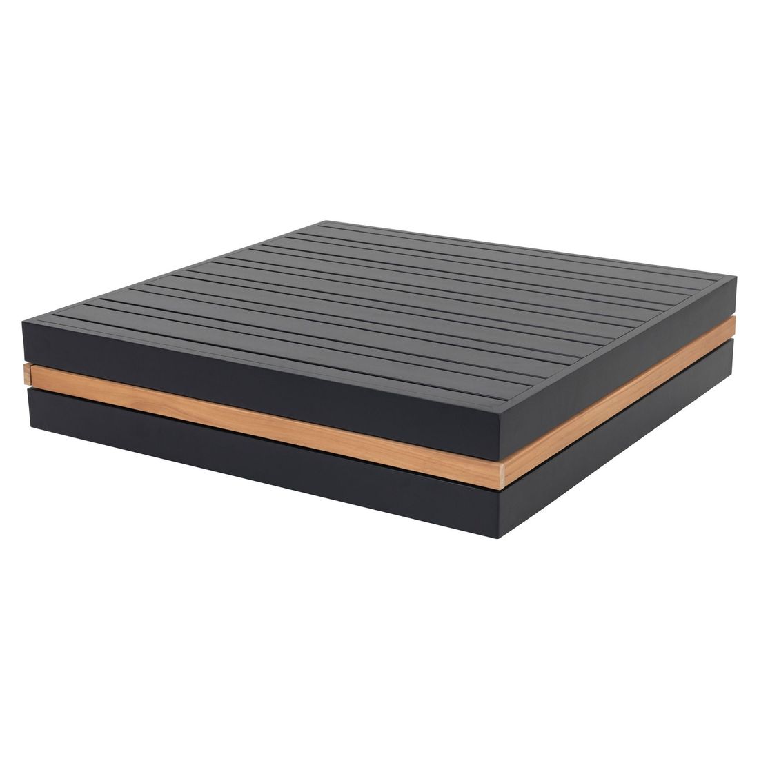 OUTLIV. Triest Ecklounge Aluminium/Teak/Spunpolyester