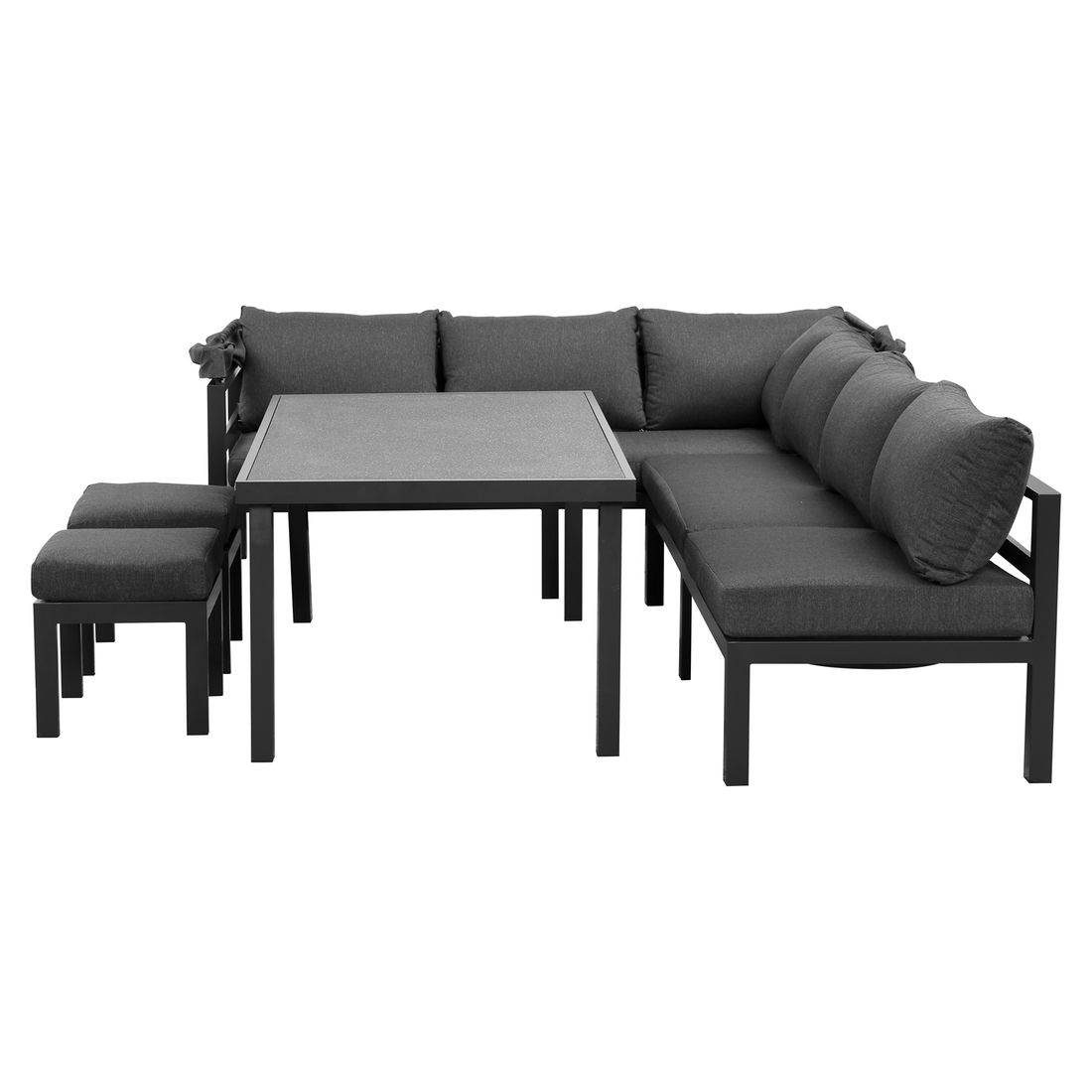 OUTLIV. Anzio Dininglounge Aluminium/Spunpolyester