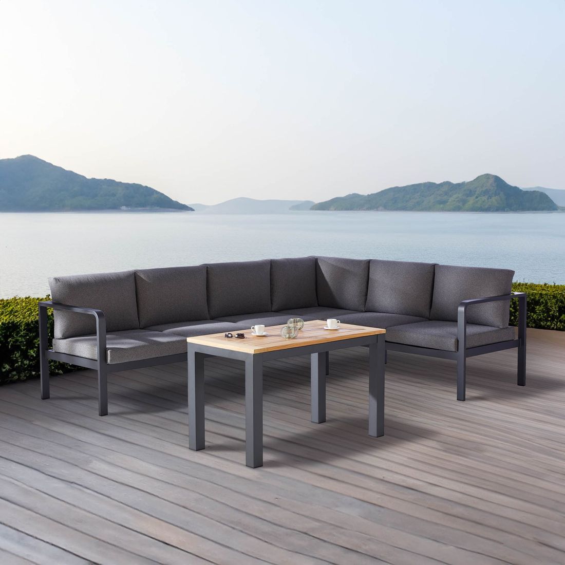 Best Cleveland Ecklounge Aluminium/Polster