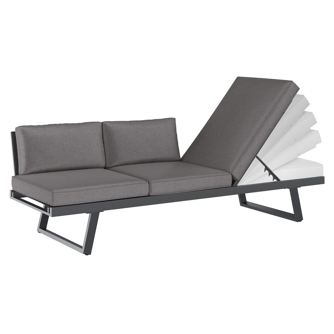 OUTLIV. Lucca Gartenloungesofa Aluminium/Polyester