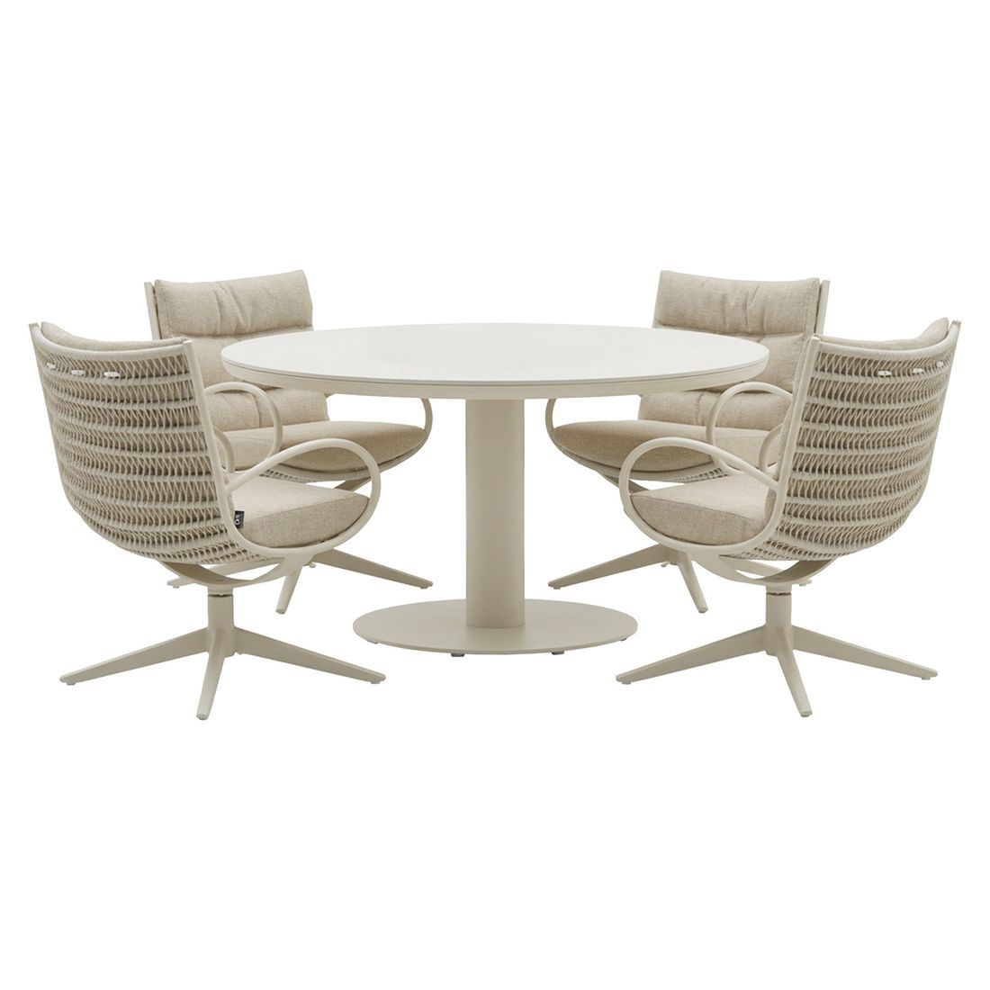 Apple Bee Camp Bay Gartenmöbel-Set M (4 Plätze) Tisch Ø140cm