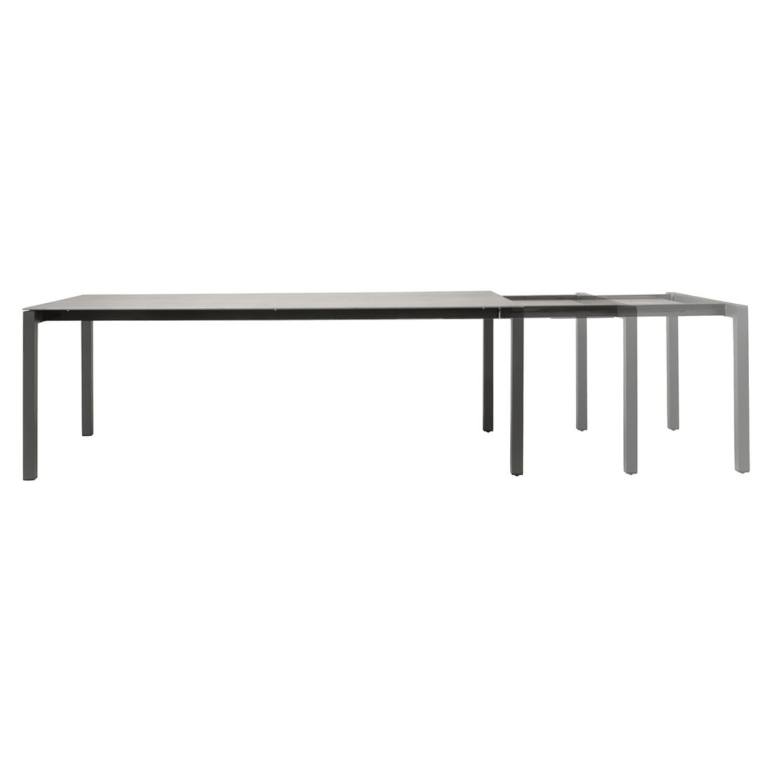 Solpuri Classic Ausziehtisch 160/220x100cm Aluminium/Dekton