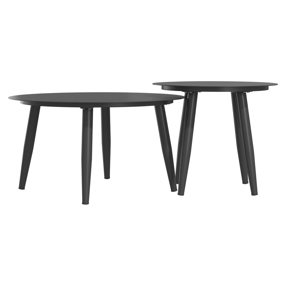 OUTLIV. Alex Loungetisch 2-tlg. Aluminium