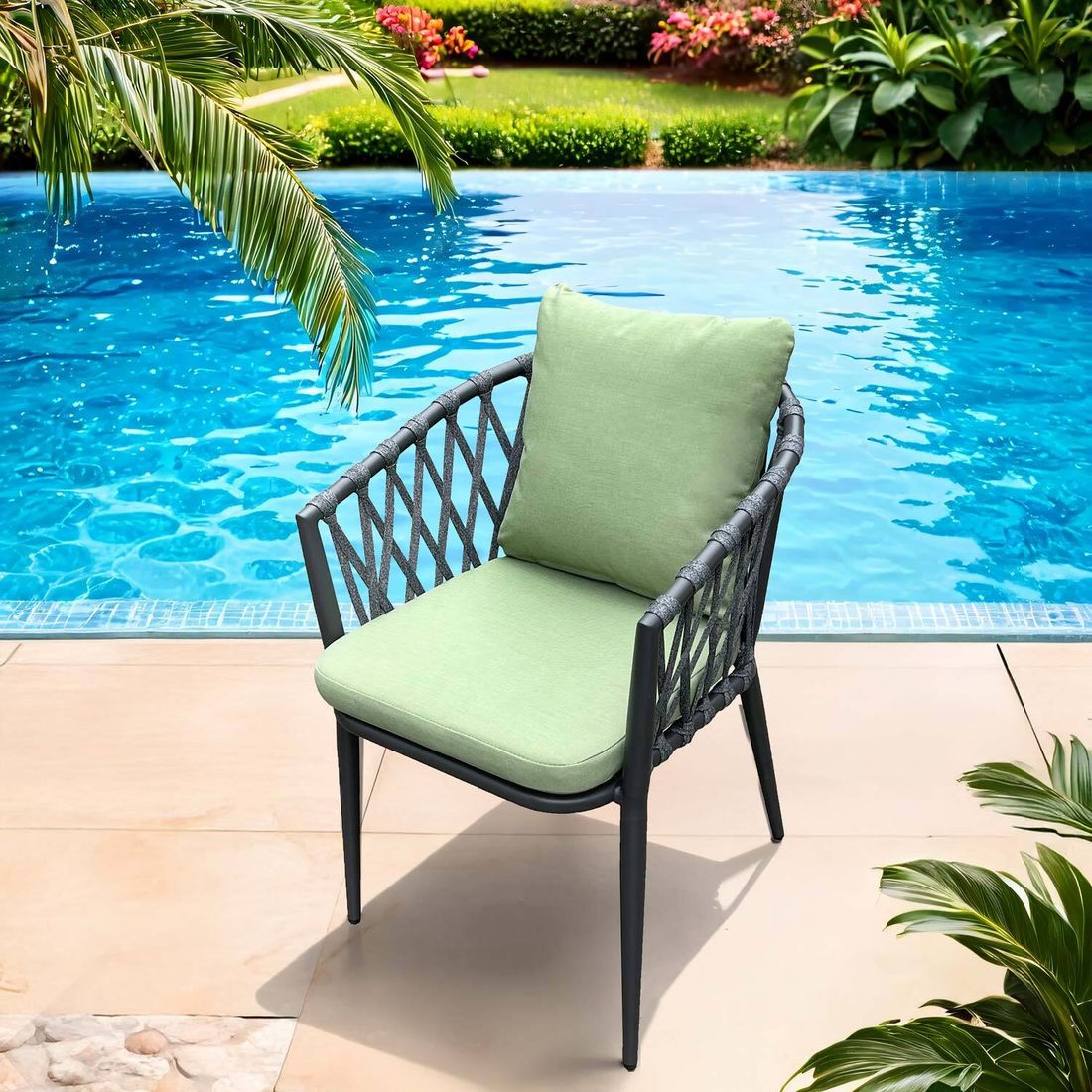 LC Garden Sunrepo Stapelsessel Aluminium/Rope/Polyester