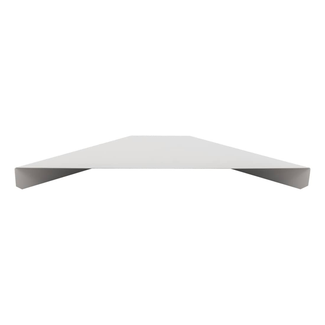 OUTLIV. Ecktablett für Hocker 90,5x35 cm Aluminium