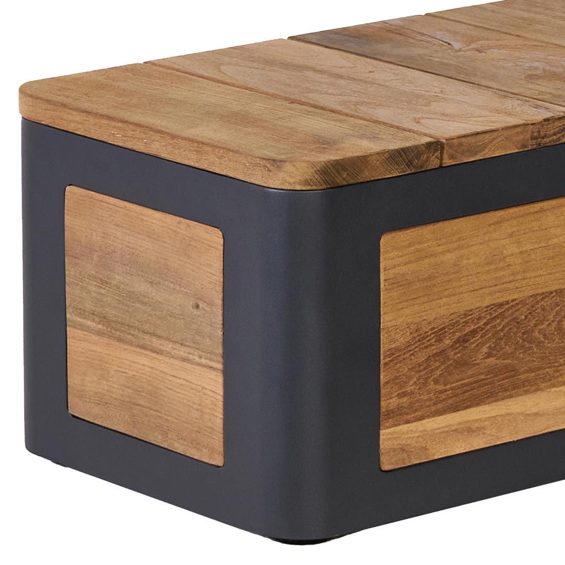 OUTLIV. Paros Loungeset inkl. Loungetisch Aluminium/Teak/Olefin