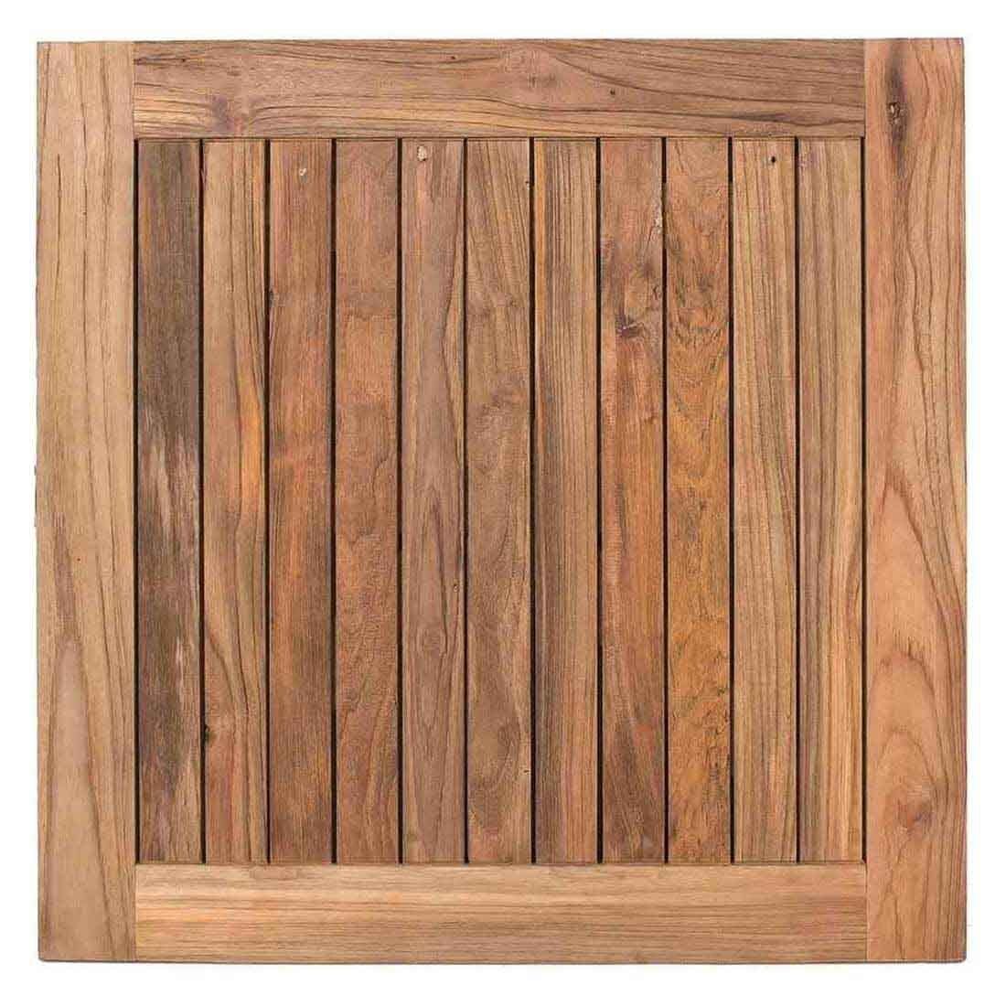 OUTLIV. Gartentisch 90x90cm Edelstahl/Teak