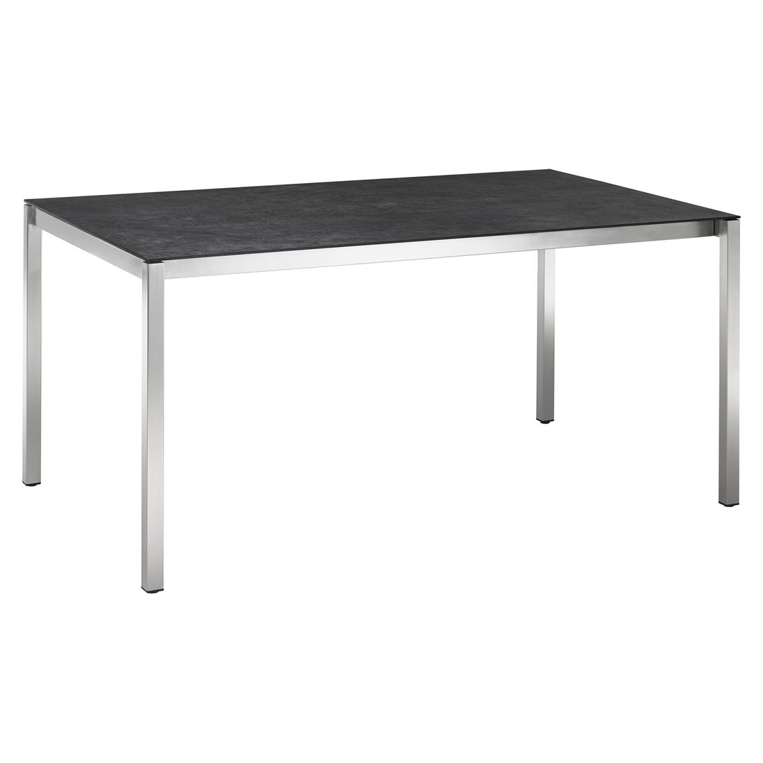 OUTLIV. Kreta Ausziehtisch 160/220x100cm Edelstahl/Dekton