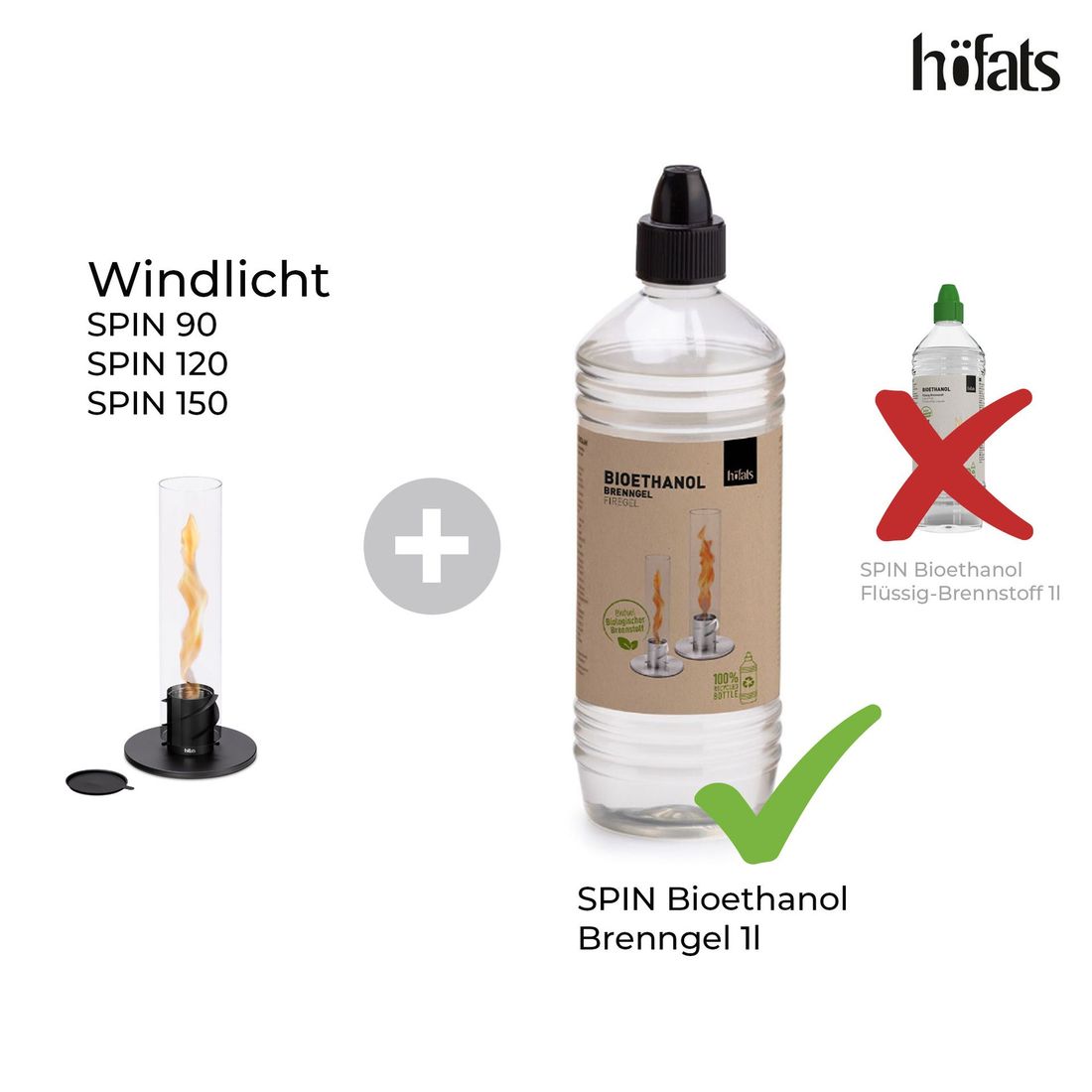 höfats SPIN 120 Windlicht Ø120mm