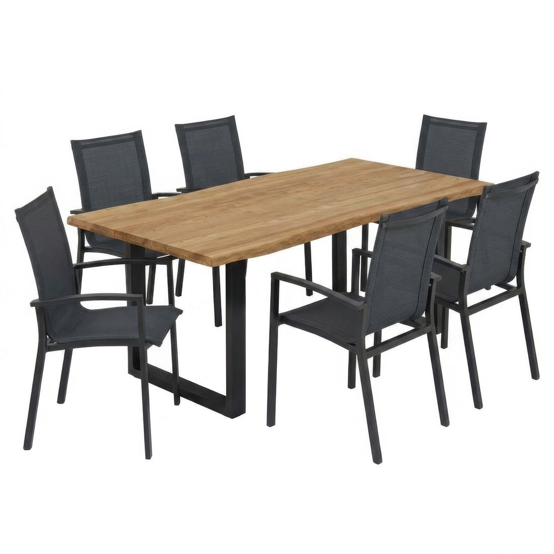 Stern Evoee Gartenmöbel-Set L (6 Plätze) mit OUTLIV. Tisch 200x100 cm