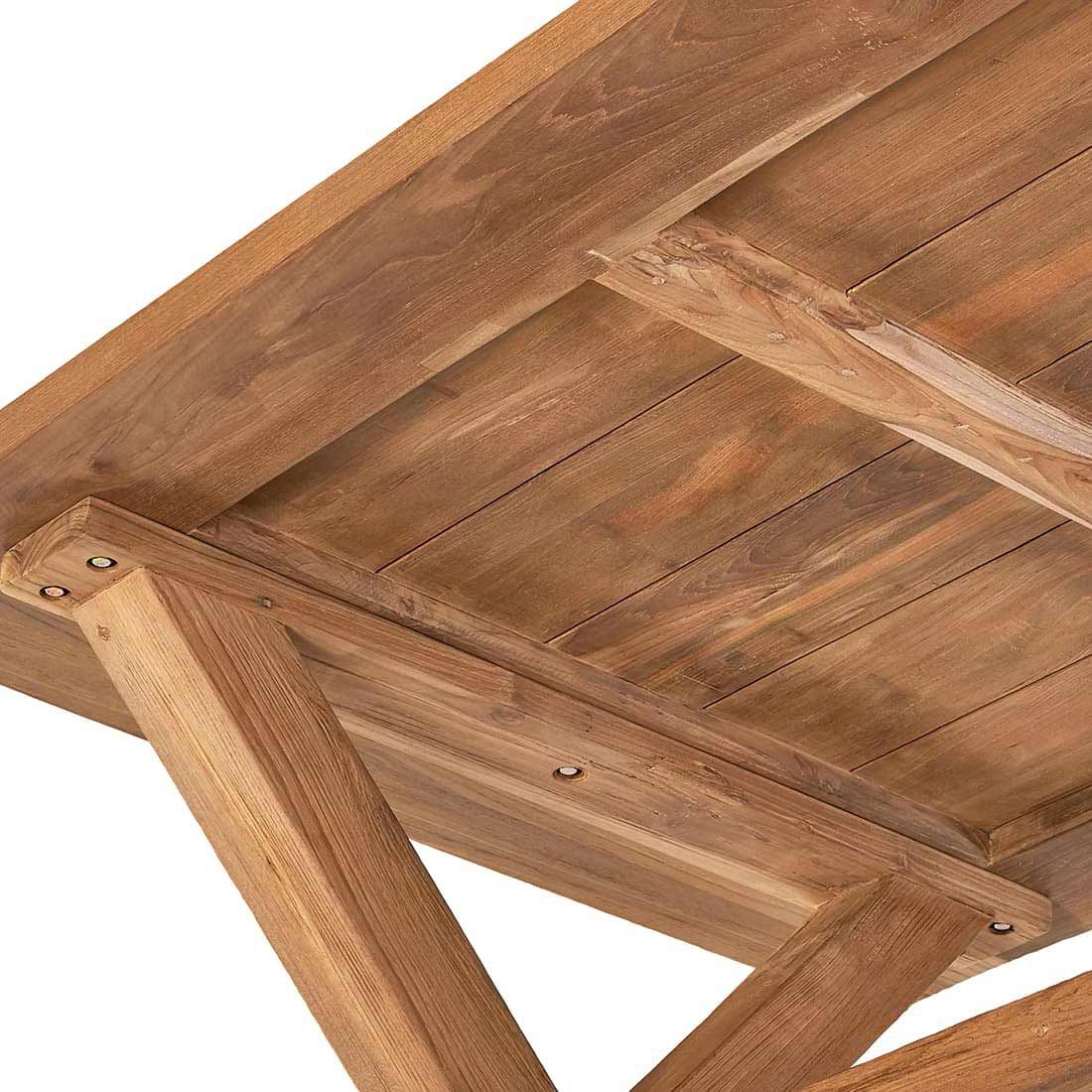 OUTLIV. Dublin Gartentisch Teak Recycelt