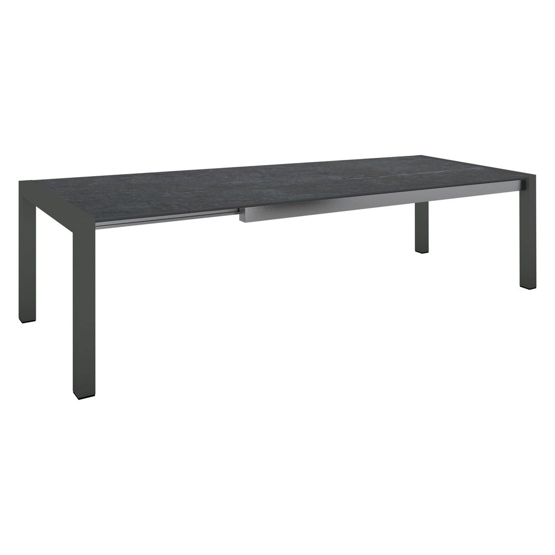 Stern Ausziehtisch Aluminium/Dekton