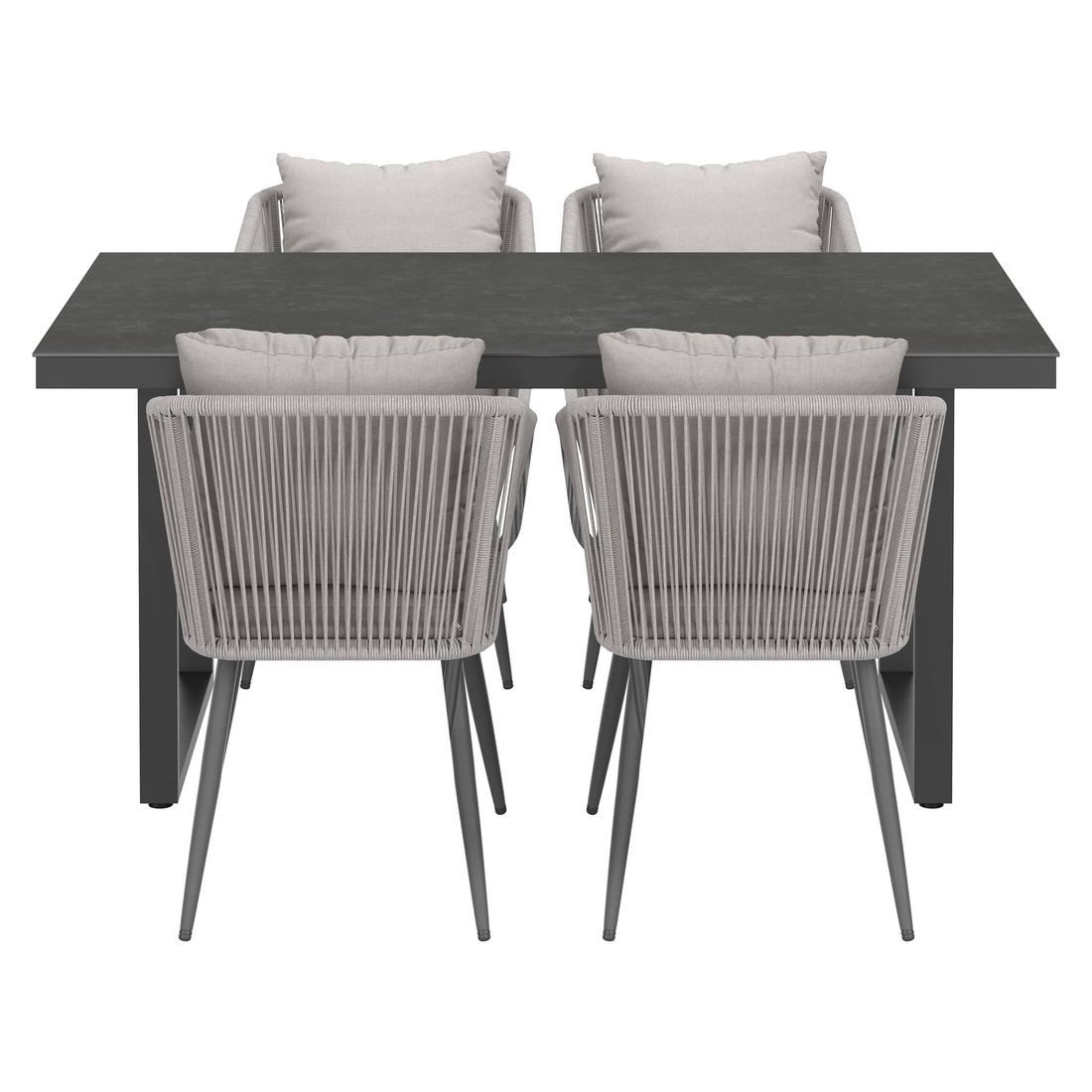 OUTLIV. Alex Gartenmöbel-Set M (4 Plätze) Tisch 160x90cm