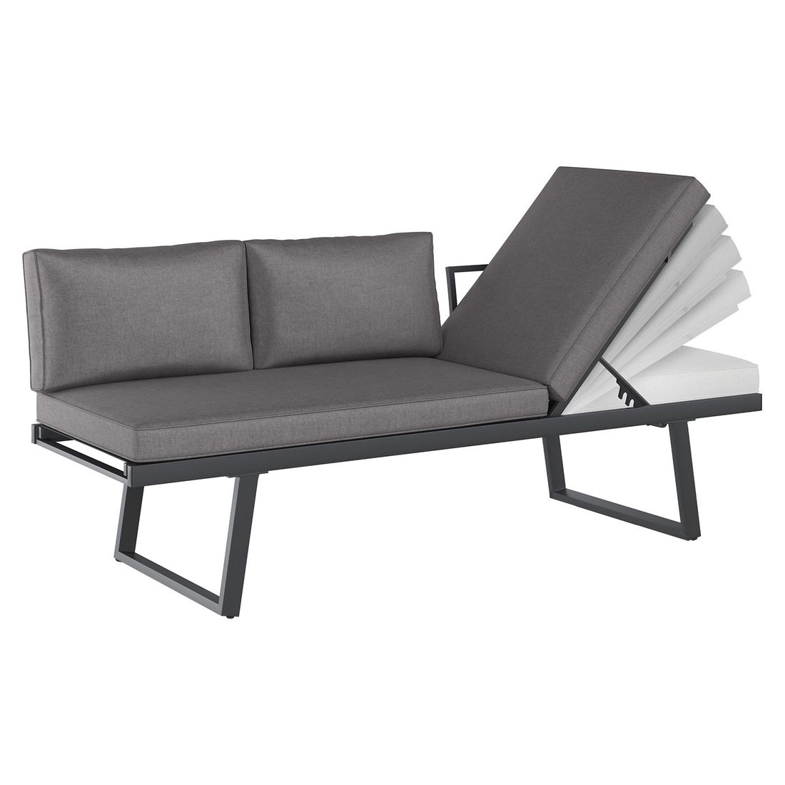 OUTLIV. Lucca Diningsofa Aluminium/Olefin