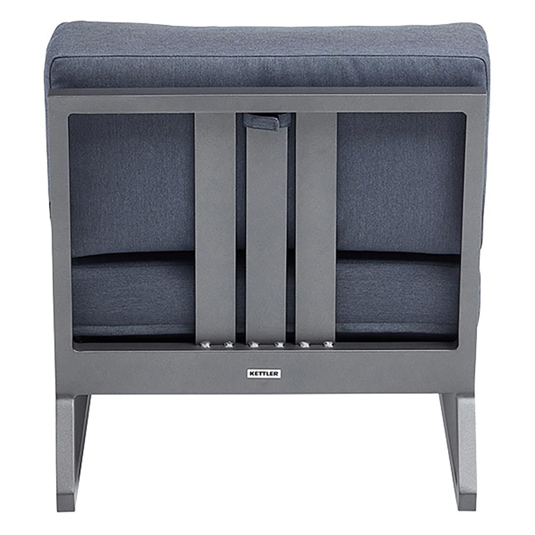 Kettler Ocean Skid Platform Loungesessel Aluminium/Agora