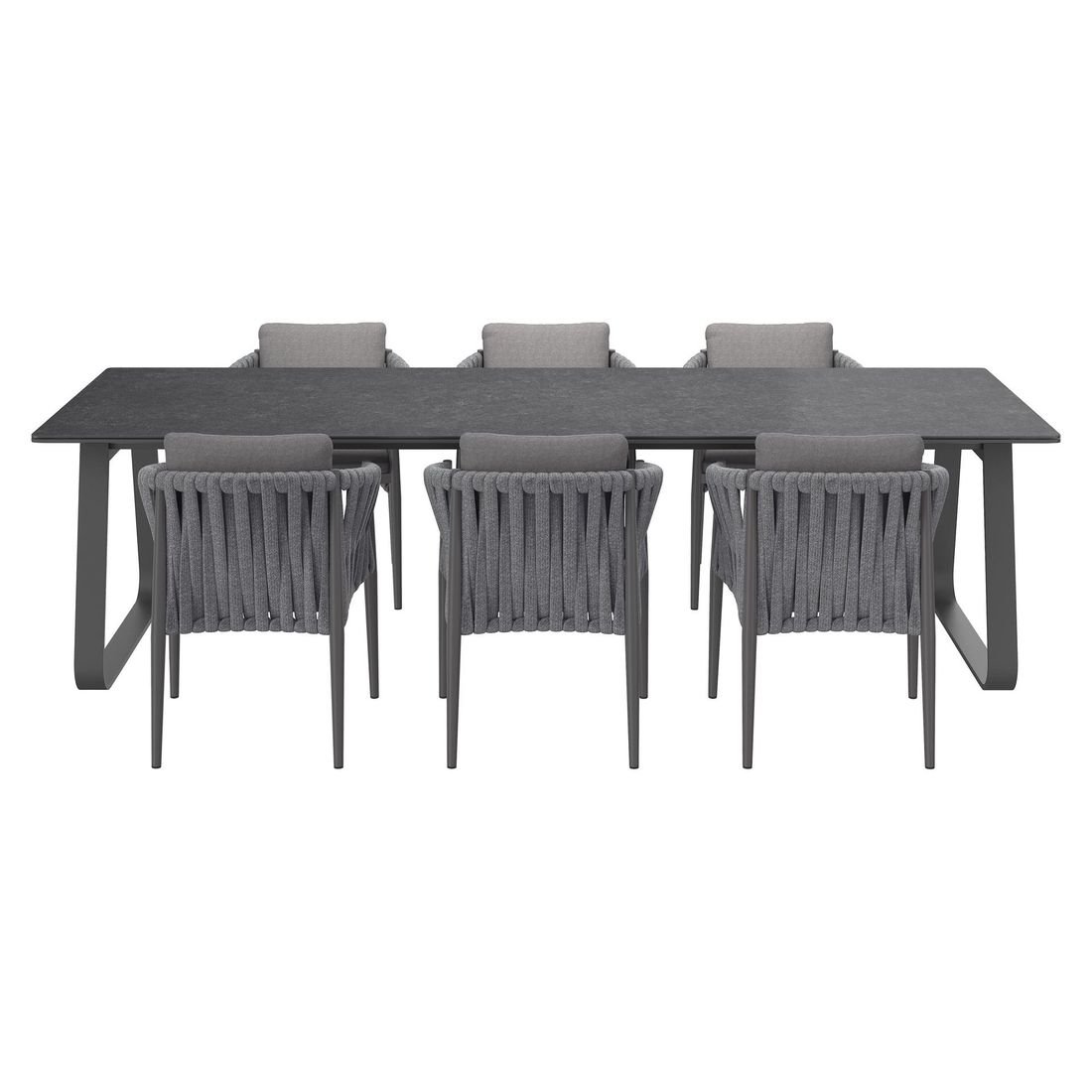 OUTLIV. Lena Gartenmöbel-Set L (6 Plätze) Tisch 280x100cm