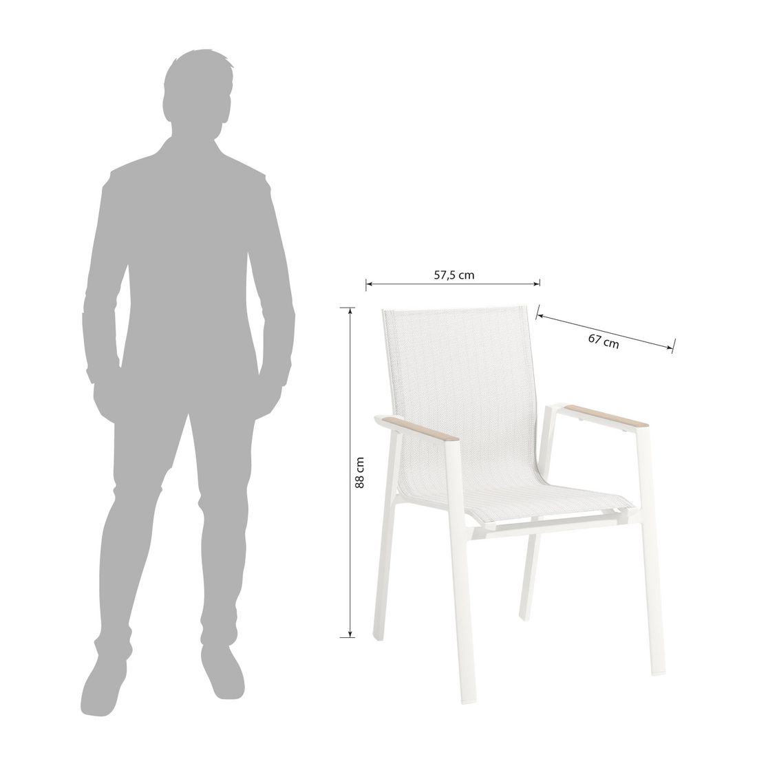Sungörl Palermo Gartenmöbel-Set L (6 Plätze) Tisch 180x190cm