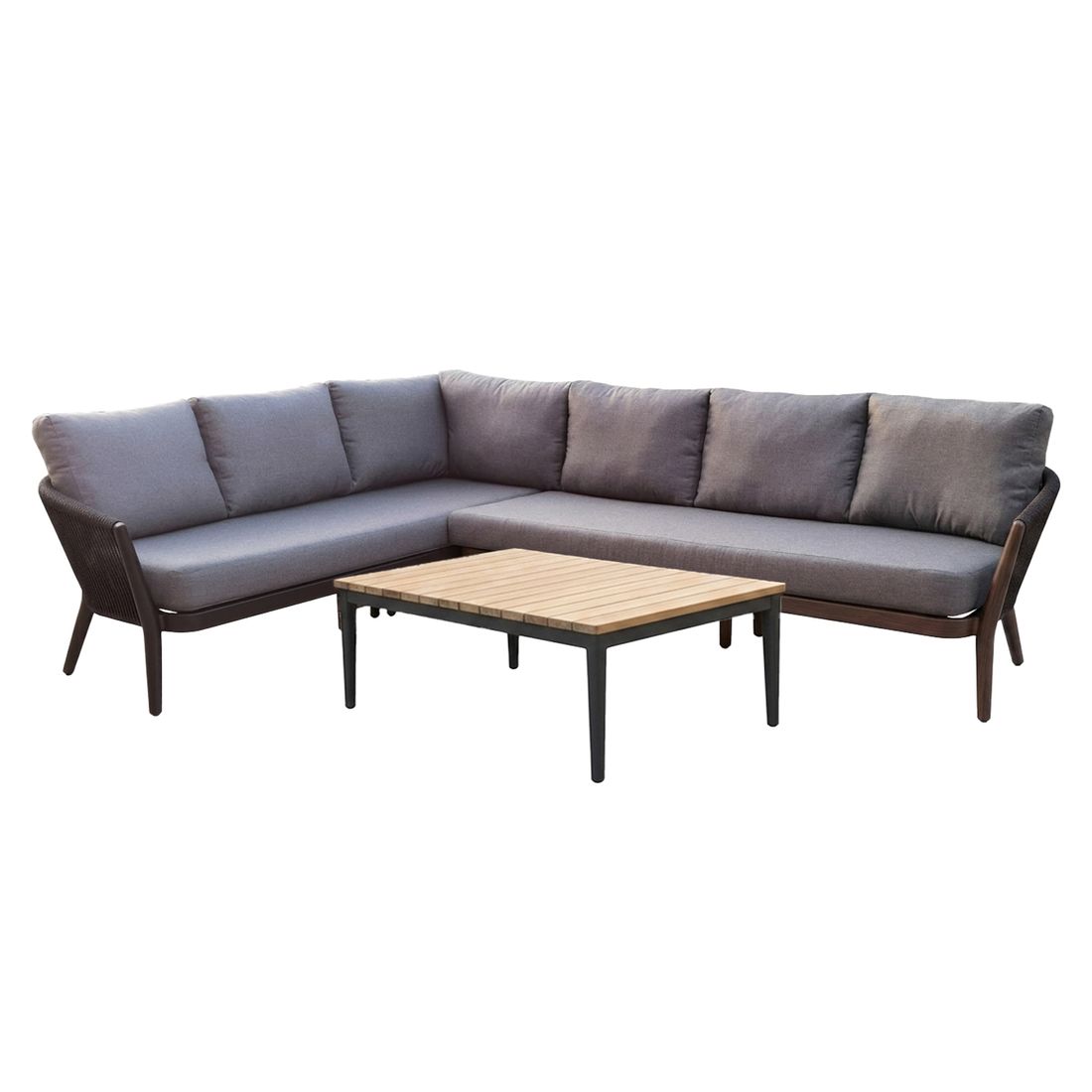 OUTLIV. Monet Ecklounge inkl. Loungetisch Aluminium/Rope/Olefin