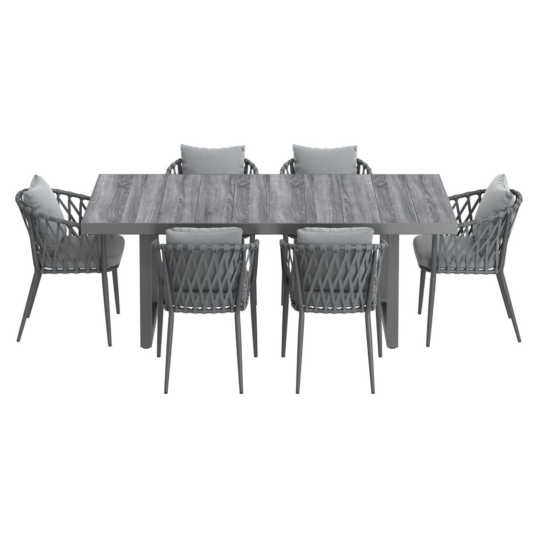 LC Garden Sunrepo Gartenmöbel-Set L (6 Plätze) Tisch 200x100cm