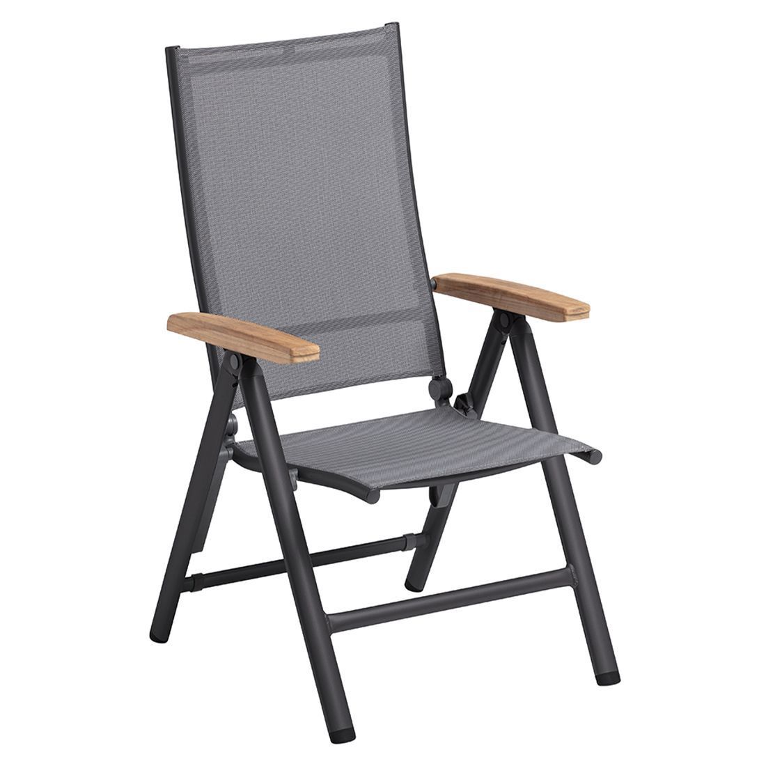 Kettler Cirrus Gartenmöbel-Set M verstellbar (4 Plätze) mit OUTLIV. Tisch 150/210x90cm