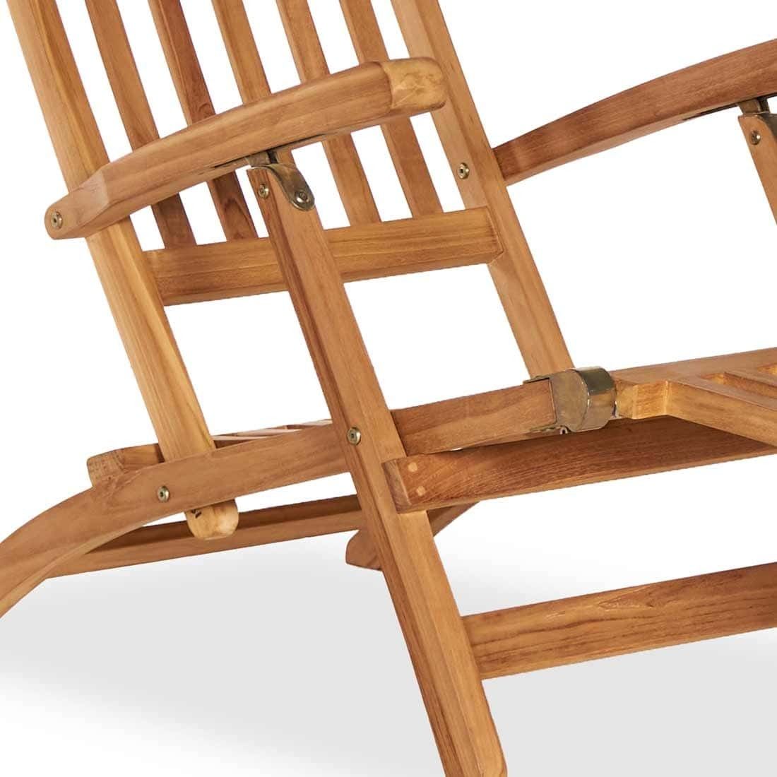 OUTLIV. Ontario Deckchair verstellbar Eco-Teak