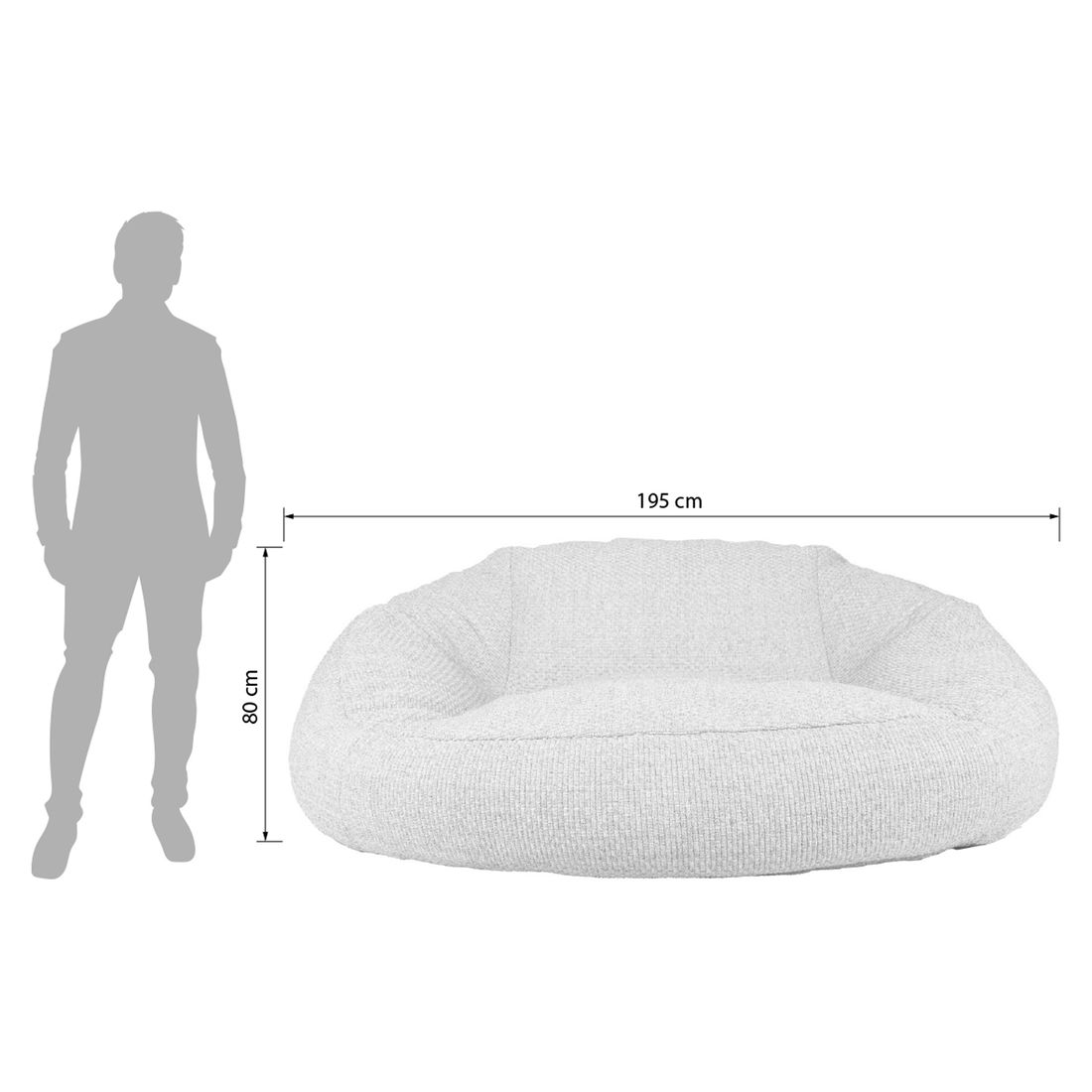 ROOLF Living Dolly Daybed Polypropylen